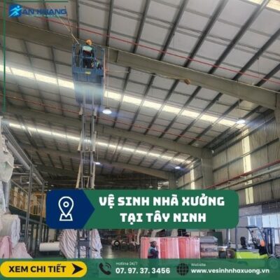 vệ sinh nhà xưởng tại tây ninh